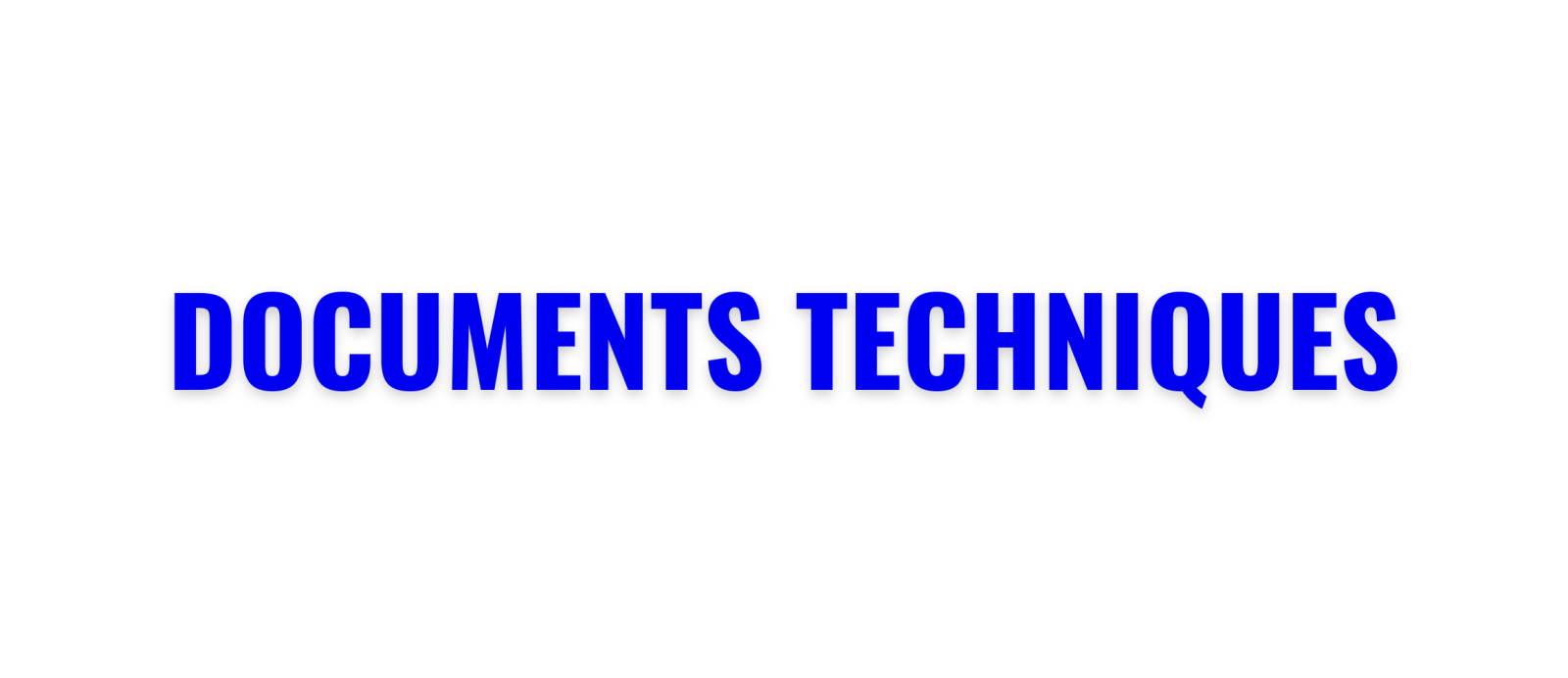 Documents techniques