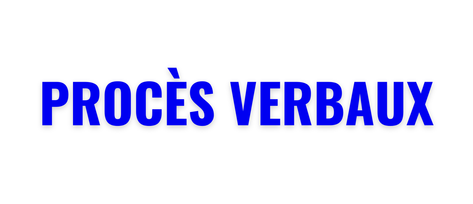Procès Verbaux